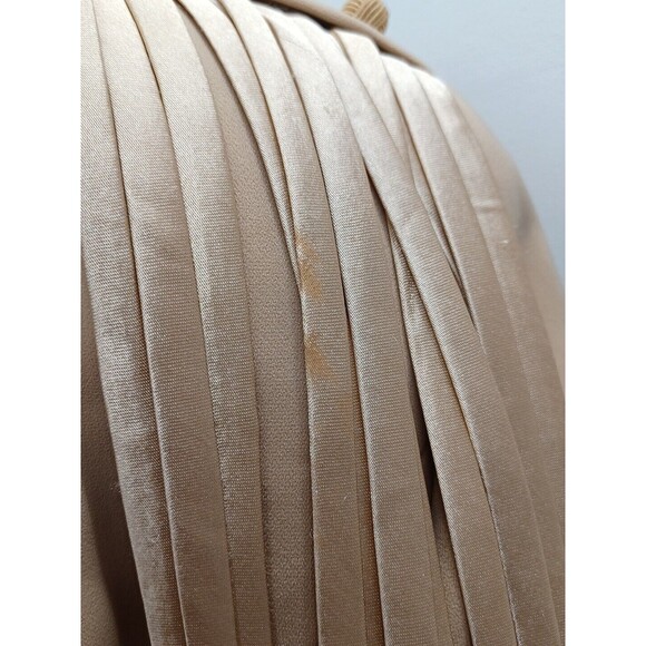 Psalm CIV / Jacqueline Ferrar jacket suit set beige red skirt blazer Sz 16 - Picture 8 of 12